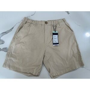 Miriplex Men's 4-Way Stretch‎ Khaki Shorts XL Elastic Waist Casual Comfort